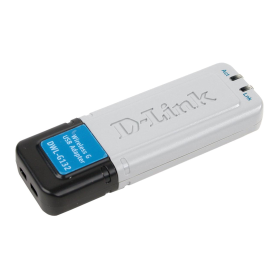 D-Link AirPlus Xtreme G DWL-G132 Quick Installation Manual