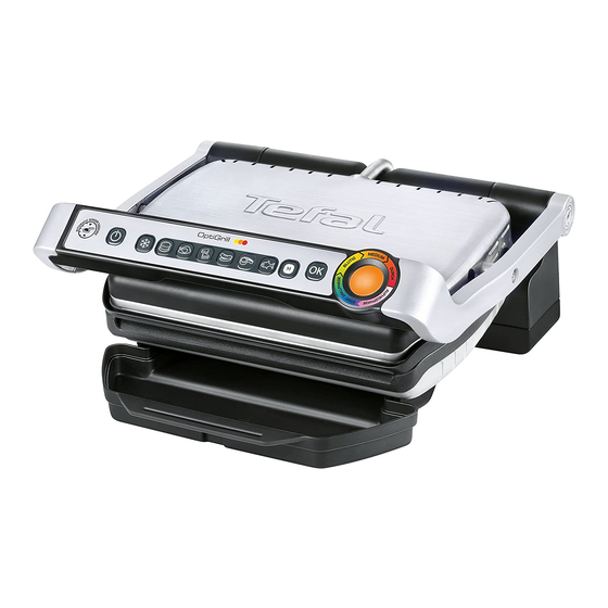 TEFAL OPTIGRILL GC702 Instructions For Use Manual