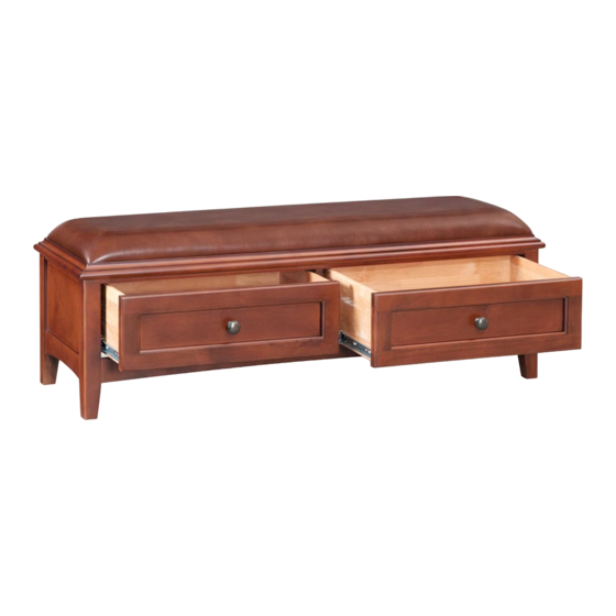 Whittier Wood Furniture 1122GACa Assembly Instructions