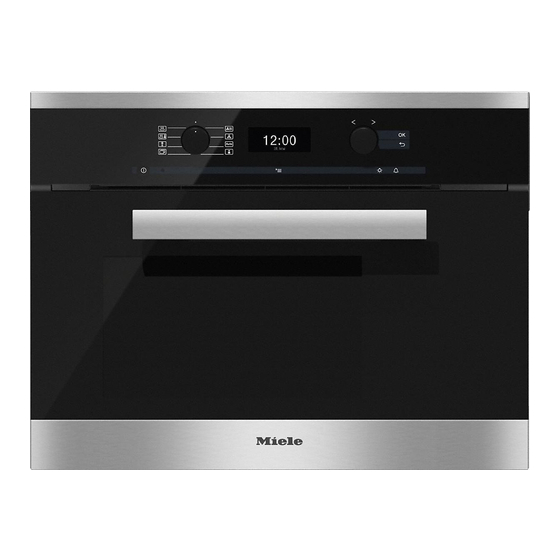 Miele H6600BM Operating And Installation Instructions