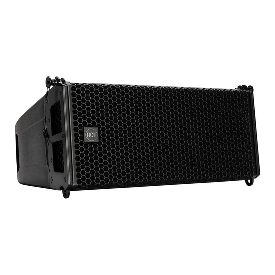 RCF HDL 26-A Owner's Manual