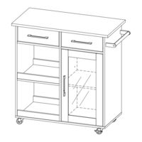 modway EEI-6275-CHA-NAT Assembly Instructions Manual