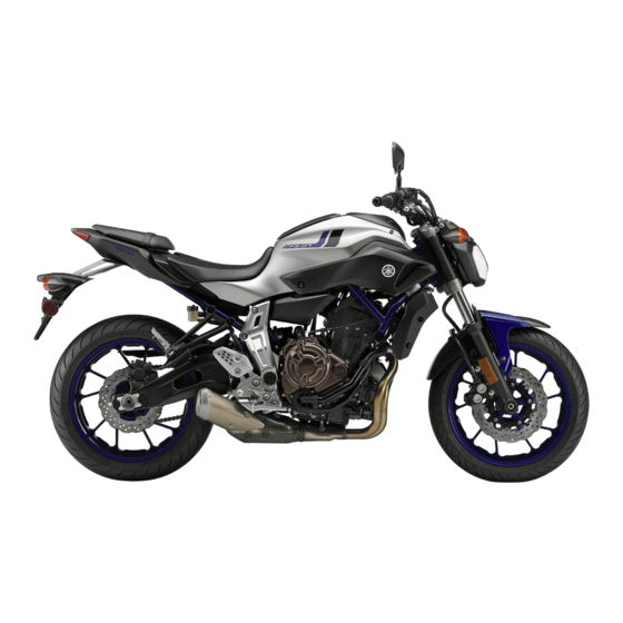 Yamaha FZ-07 2016 Owner's Manual