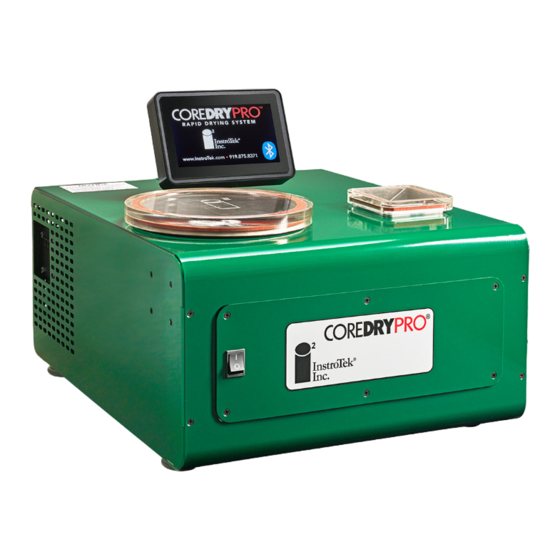 InstroTek COREDRY PRO Manuals