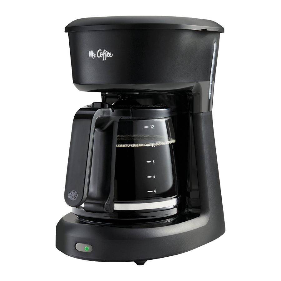 Mr. Coffee BVMC-SC05WH2-1, SC05 Series - Coffee Maker Manual