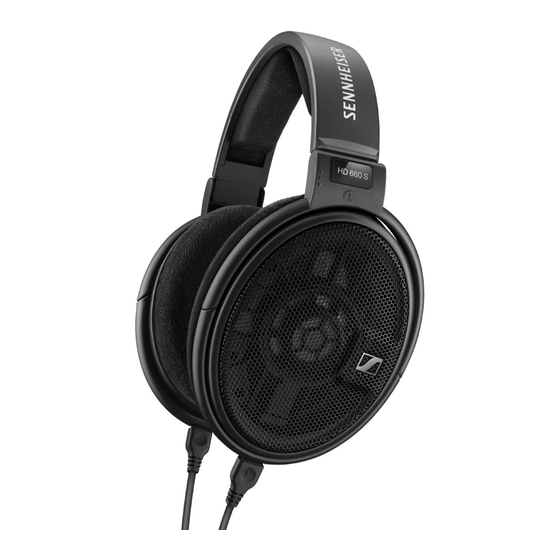 Sennheiser HD 660 S Instruction Manual