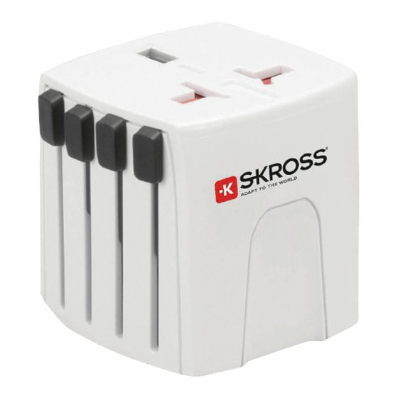 Skross World Adapter MUV User Manual
