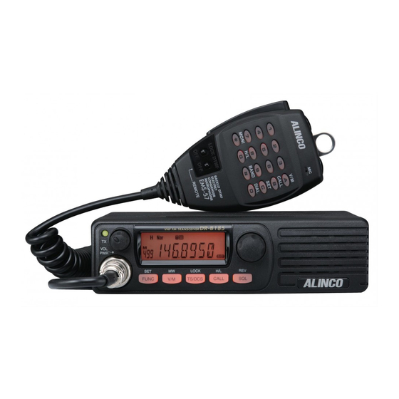 Alinco DR-B185HT Manual