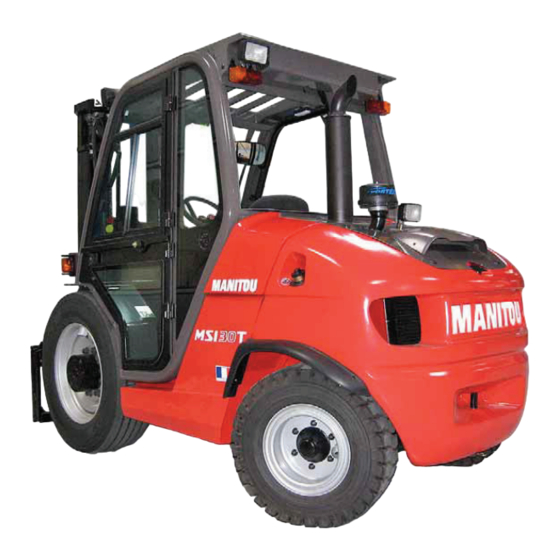 Manitou MH 25-4 T BUGGIE Operator's Manual