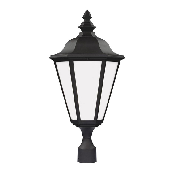 Sea gull lighting Brentwood Outdoor Post Installation Instructions