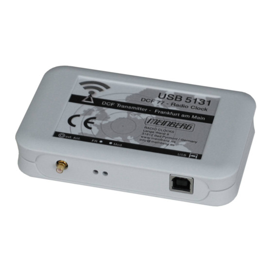 Meinberg USB5131 Quick Start Manual