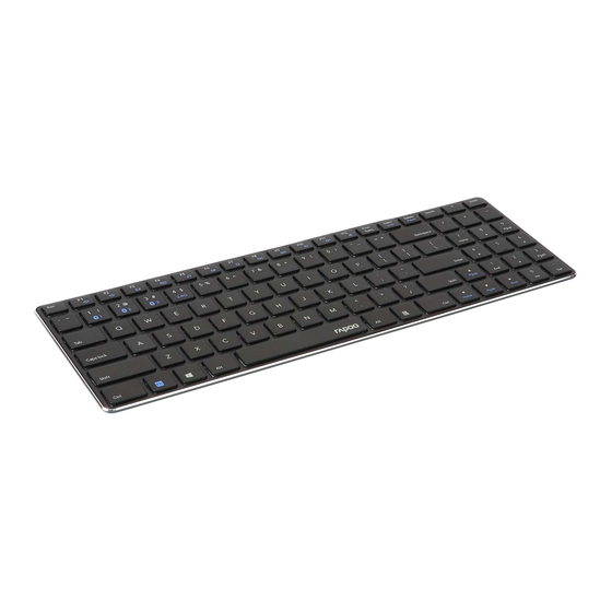 Rapoo E9100M Quick Start Manual