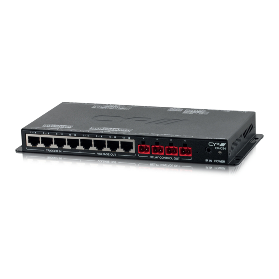 CYP CR-CS4 Operation Manual