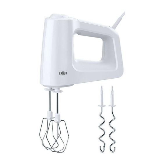 Braun MultiMix 3 HM 3000WH Manual