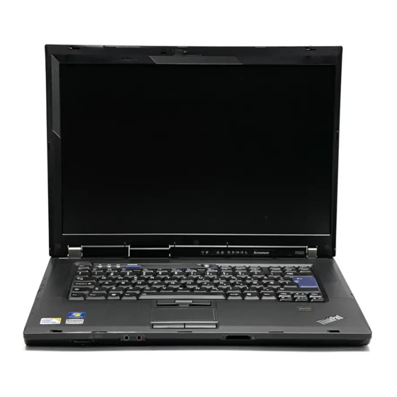 ThinkPad R500 Hardware Maintenance Manual