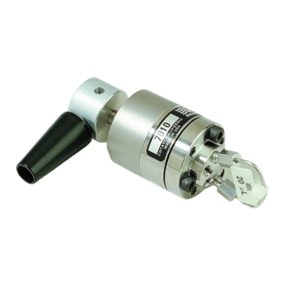 Rheodyne Model 7010 Operating Instructions