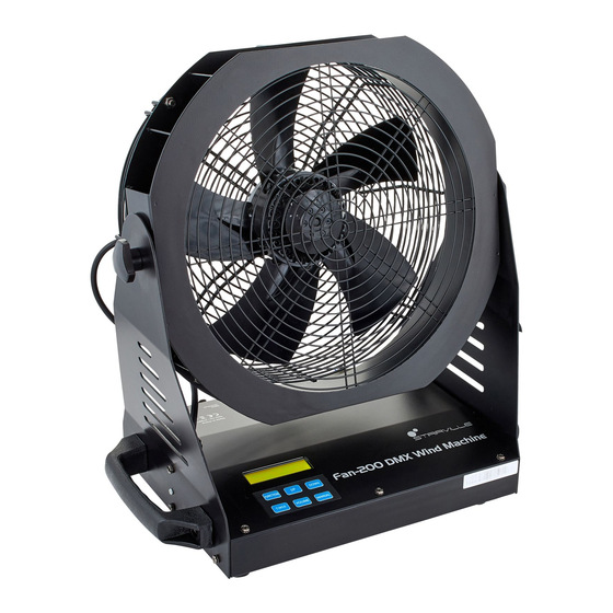 thomann Fan-200 DMX User Manual