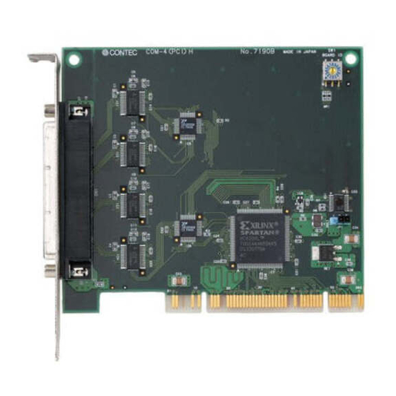 Contec COM-2(PCI) Manuals