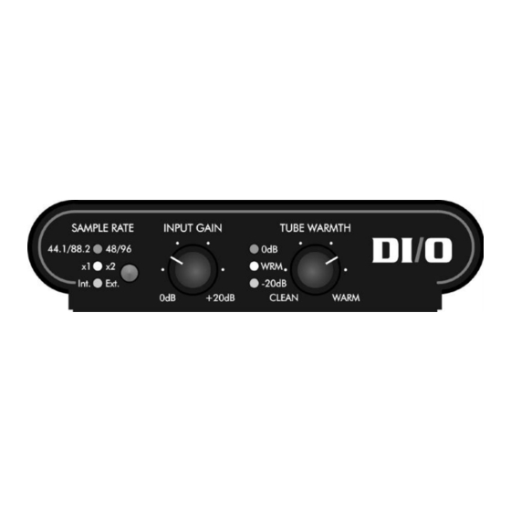 Art DIO Preamp System II User Manual