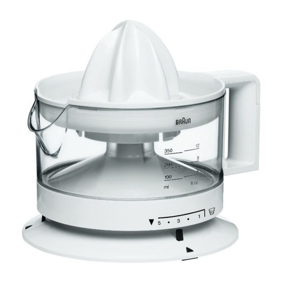 Braun Tribute CJ 3000 WH Manual