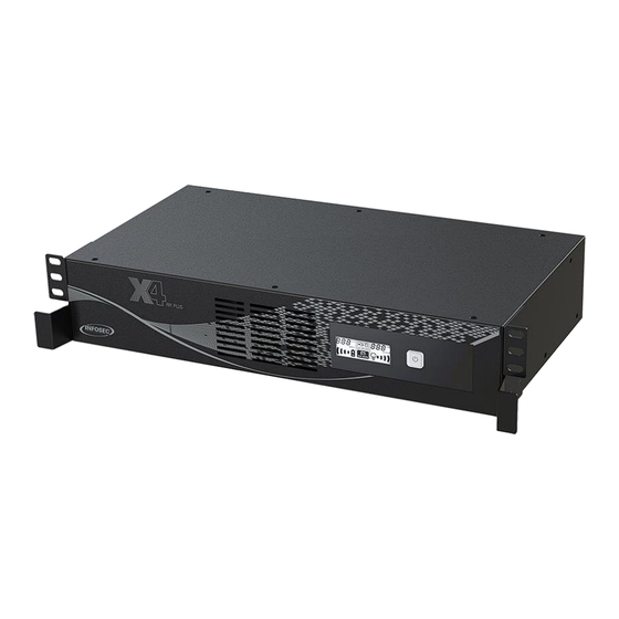 INFOSEC UPS SYSTEM X4 RM PLUS Series User Manual