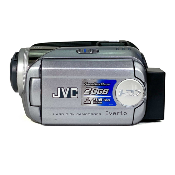 JVC GZ MG21 - Everio Camcorder - 800 KP Manual