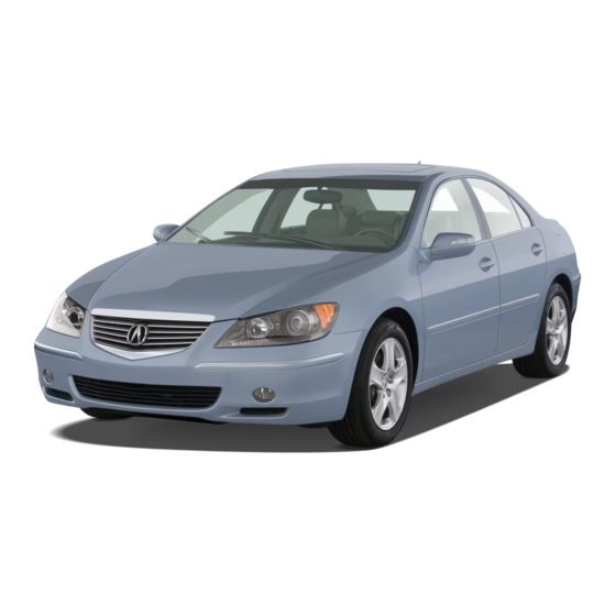 Acura 2008 RL Owner's Manual