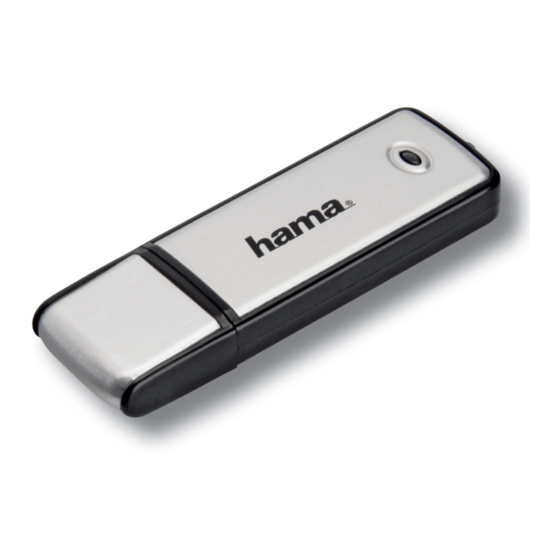 Hama FlashPen Fancy Operating	 Instruction