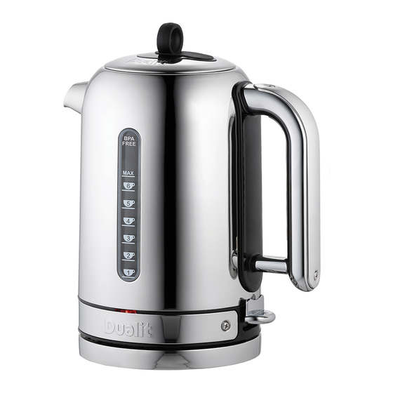 Dualit Classic Polished Kettle User Manual
