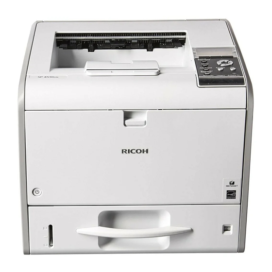 Ricoh SP 4520DN User Manual