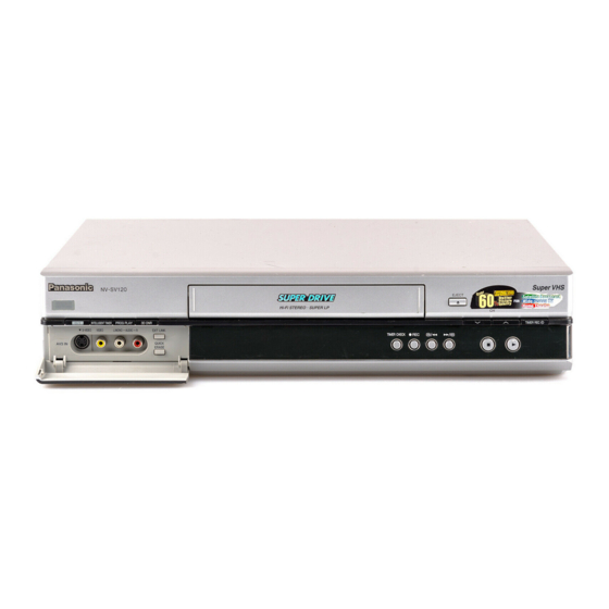Panasonic NV-MV15 Series Operating Instructions Manual