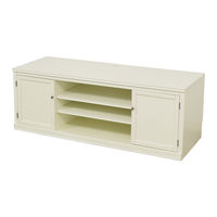 Pottery Barn LOGAN LARGE TV STAND Assembly Instruction Manual