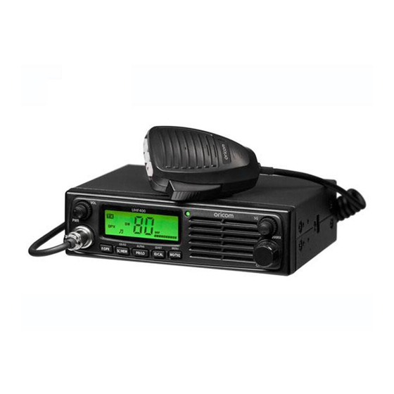 Oricom UHF400R User Manual
