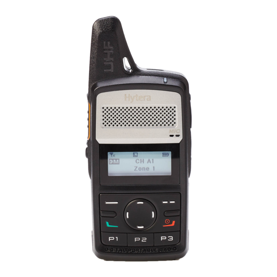 Hytera PD365 Operating Instructions