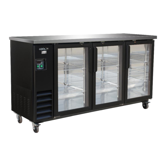 Kool-It ikon Series Service, Installation And Care Manual