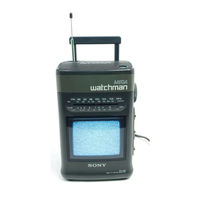 Sony FD-510 Mega Watchman Operating Instructions Manual