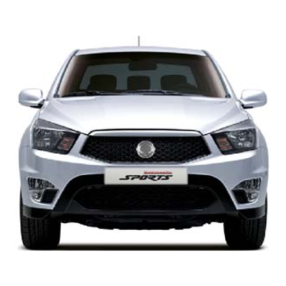 SSANGYONG Actyon Sports II 2012.01 Manual