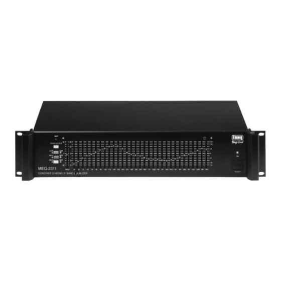 Monacor img Stage Line MEQ-2311 Instruction Manual