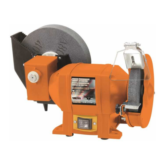 SHARKS SH 150/200 Wet/Dry Bench Grinder Manuals