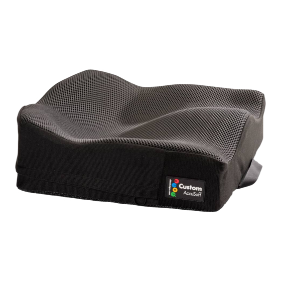 Ride Сustom AccuSoft Cushion Owner's Handbook Manual