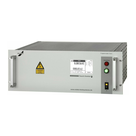 User Manuals: ELABO G7-1G Combined Test Unit