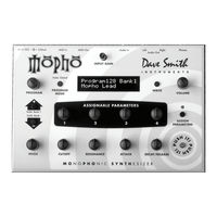 Dave Smith Instruments Mopho Keyboard Operation Manual