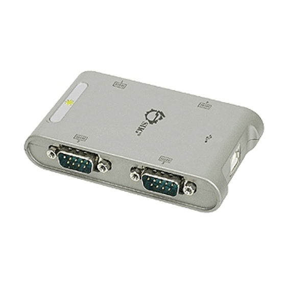 SIIG JU-SC0111-S1 Quick Installation Manual