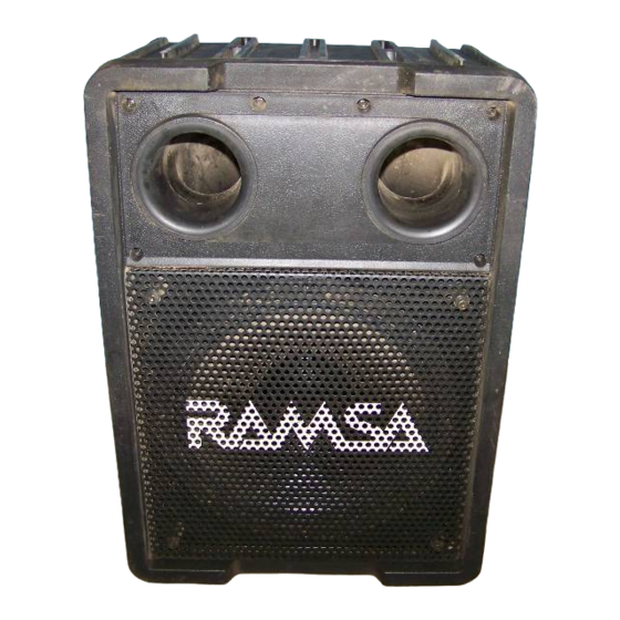 Panasonic Ramsa WS-A240 Operating Instructions Manual