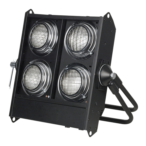 SHOWTEC Stage Blinder 4 DMX V2 Manual
