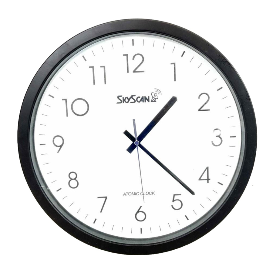 SkyScan 28500 - Digital Atomic Clock Quick Setup Manual