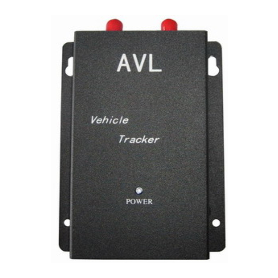 GPS Tracker PST-AVL01 Manuals