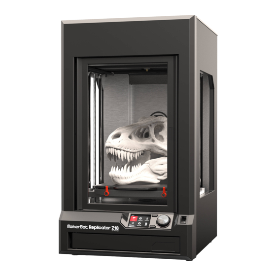 MakerBot Replicator Z18 Quick Start Manual