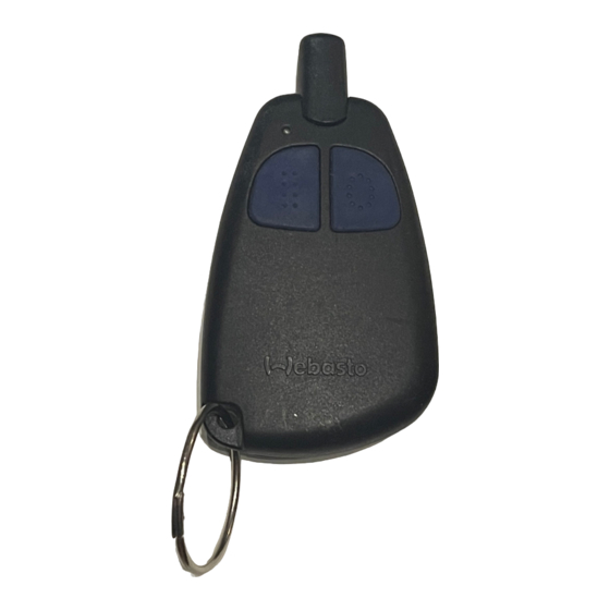 Webasto Telestart T70 Installation Instructions Manual