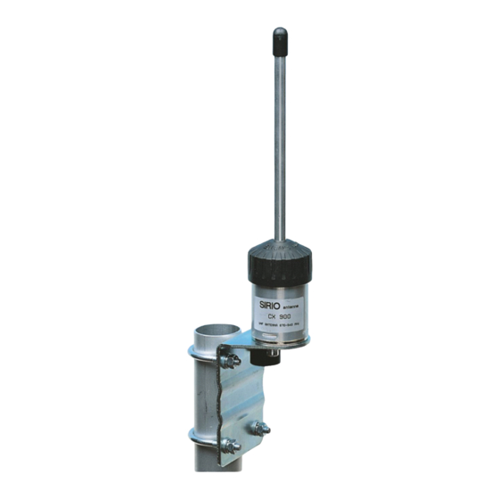 Sirio Antenne CX Series Installation Manual